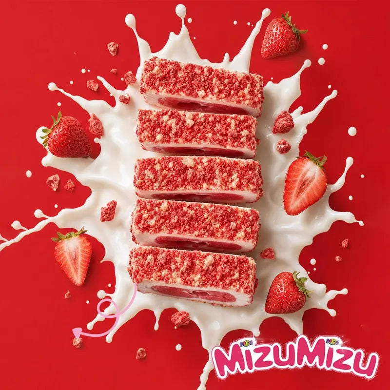 Freeze-Dried Strawberry Shortcake Bites