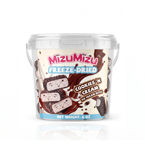 Freeze-Dried Cookies 'N Cream Ice Cream Bar Bites