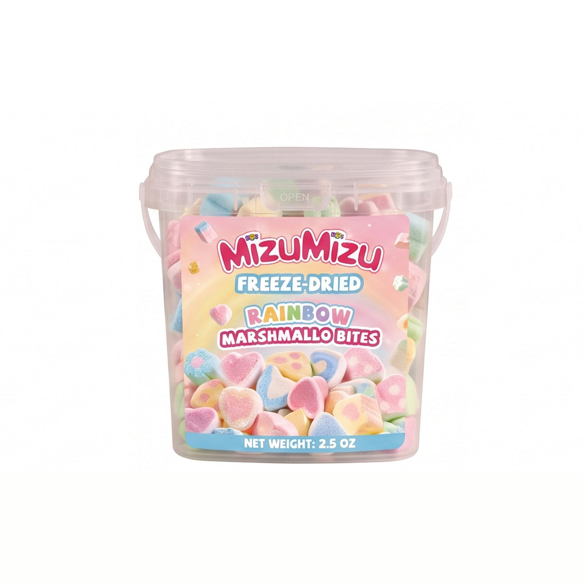 Freeze-Dried Rainbow Marshmallow Bites