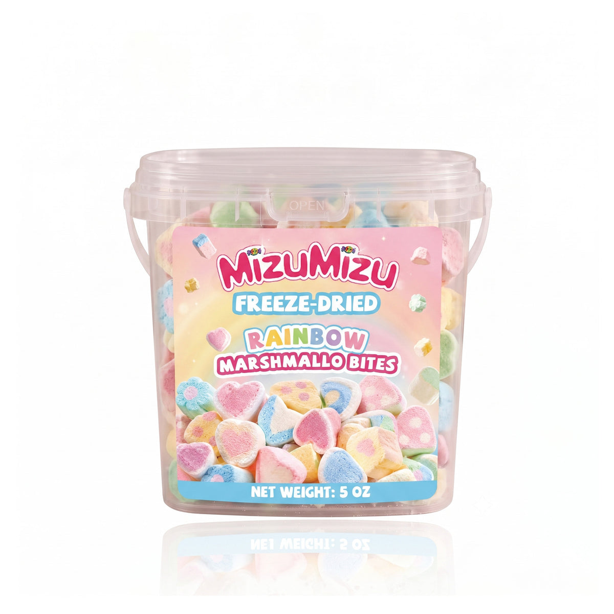 Freeze-Dried Rainbow Marshmallow Bites