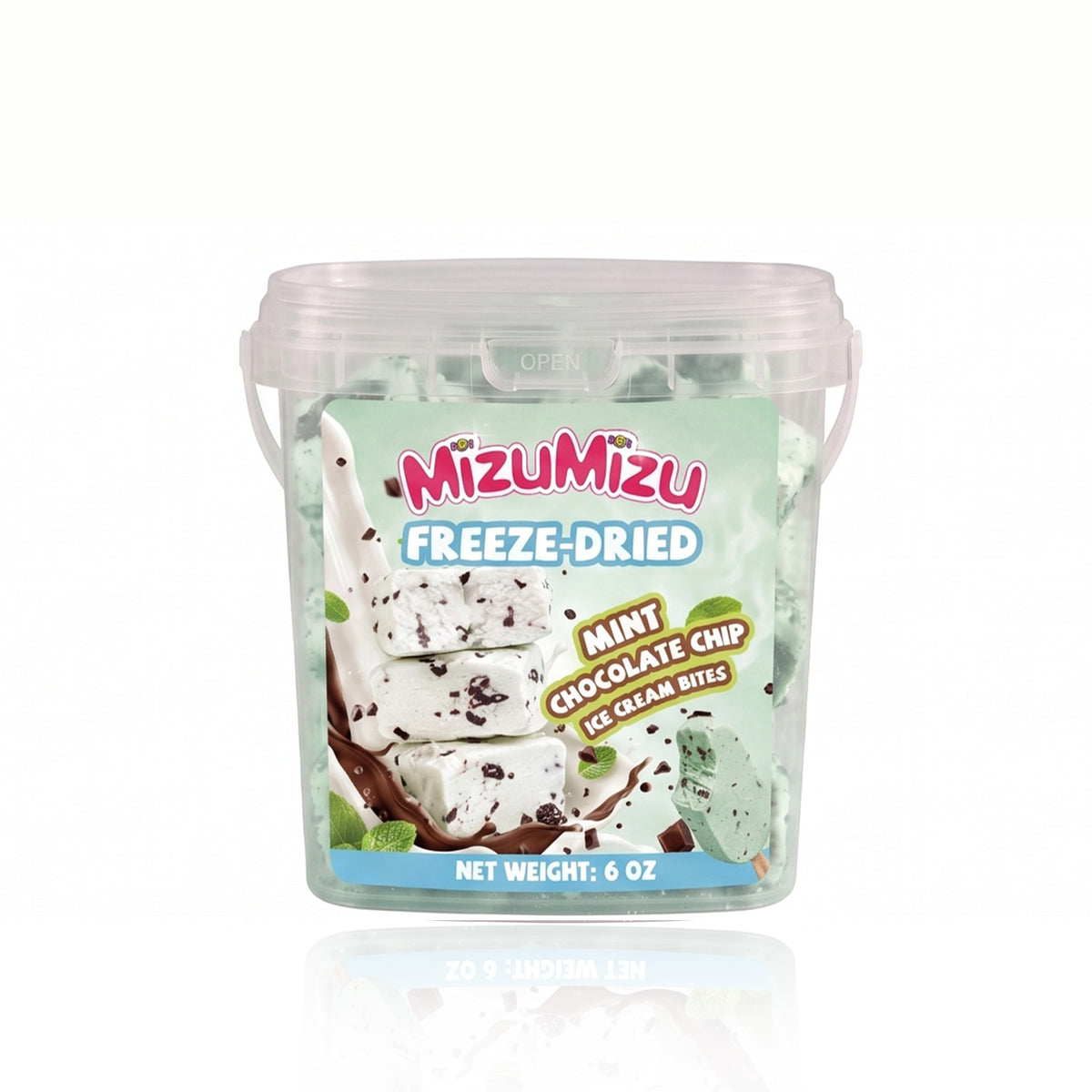 Freeze-Dried Mint Chocolate Chip Ice Cream Bites