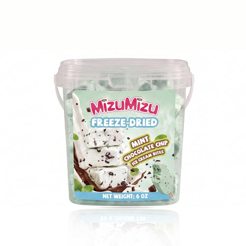 Freeze-Dried Mint Chocolate Chip Ice Cream Bites