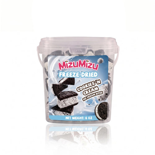 Freeze-Dried Mini Cookies 'N Cream Ice Cream Sandwich Bites