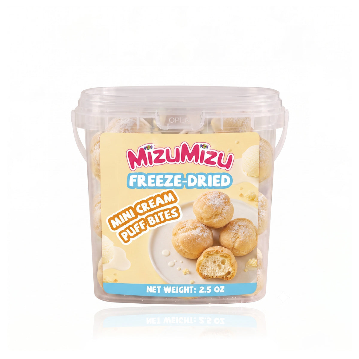 Freeze-Dried Mini Cream Puff Bites