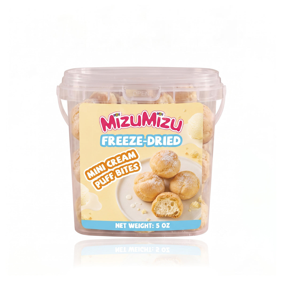 Freeze-Dried Mini Cream Puff Bites