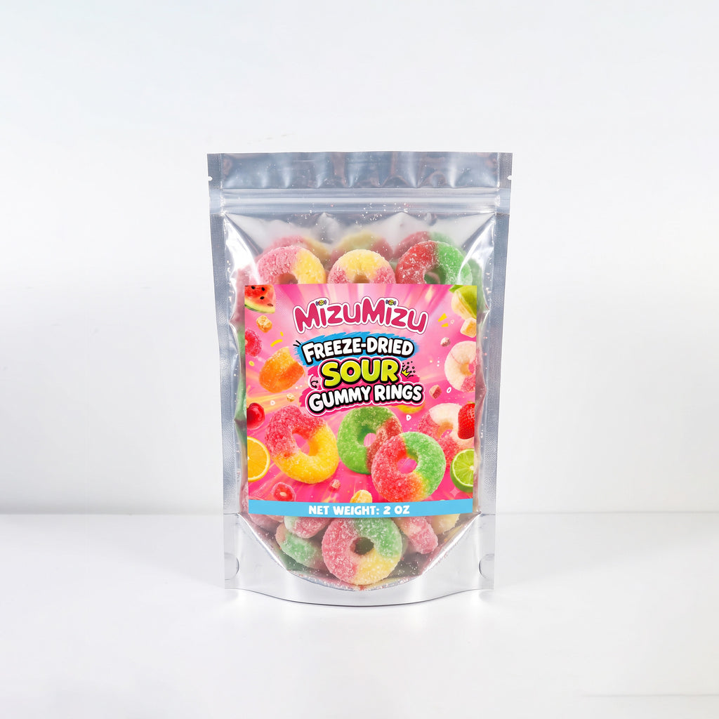 Freeze-Dried Sour Gummy Rings