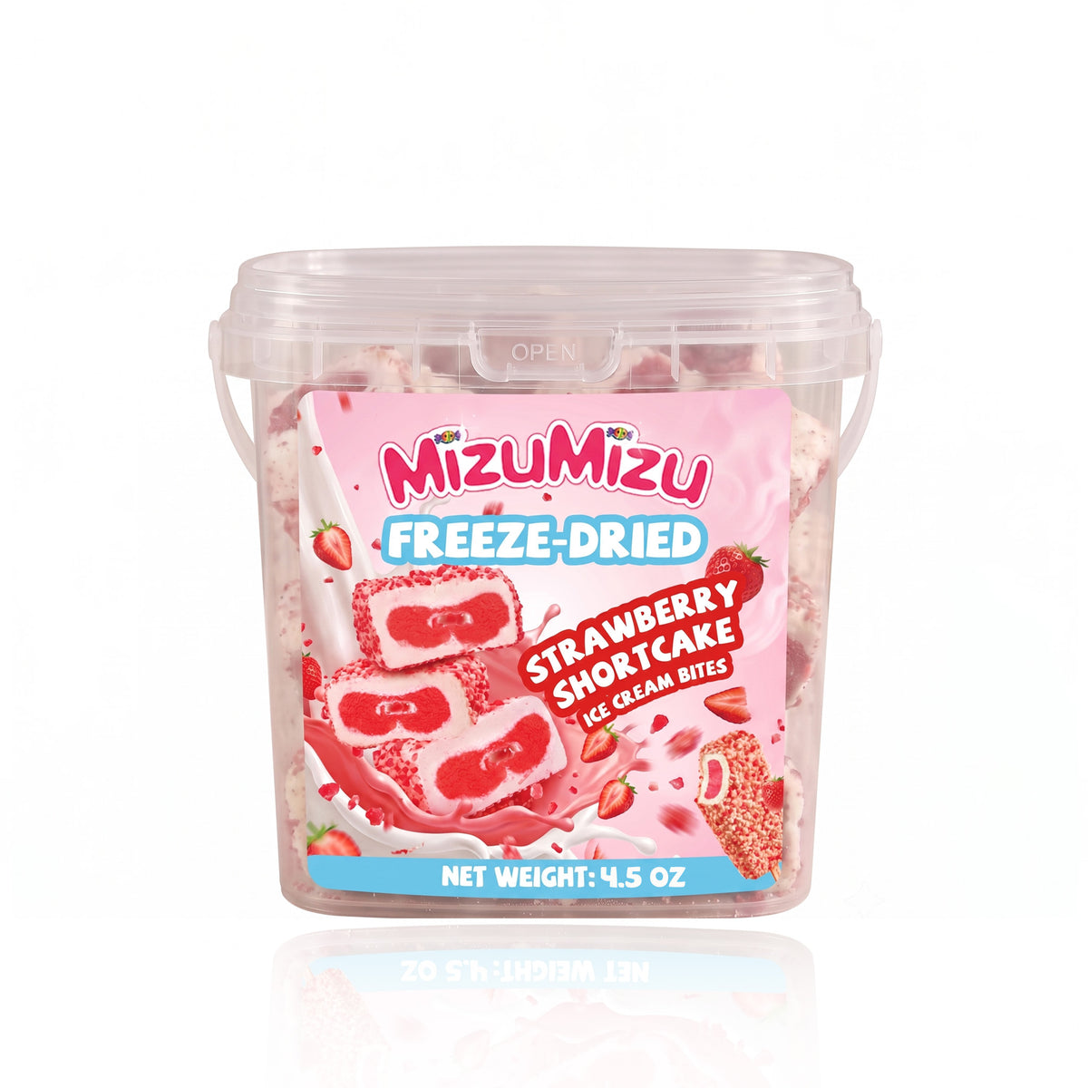 Freeze-Dried Strawberry Shortcake Bites