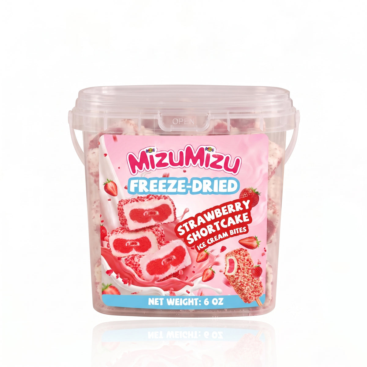 Freeze-Dried Strawberry Shortcake Bites