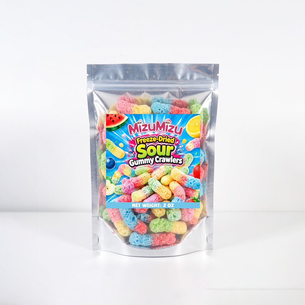 Freeze-Dried Sour Gummy Crawlers