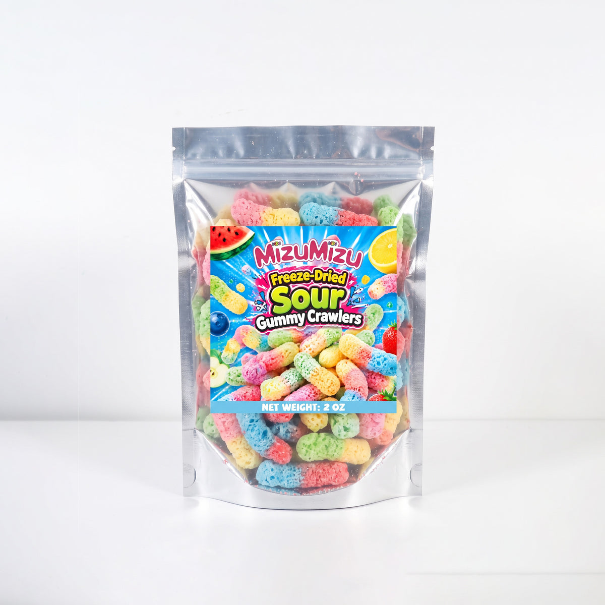 Freeze-Dried Sour Gummy Crawlers
