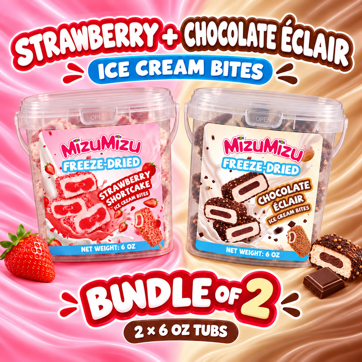 Freeze-Dried Favorite's Bundle 2 Pack- 6oz each