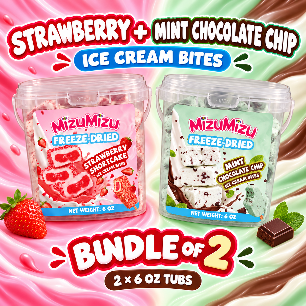 Freeze-Dried Favorite's Bundle 2 Pack- 6oz each