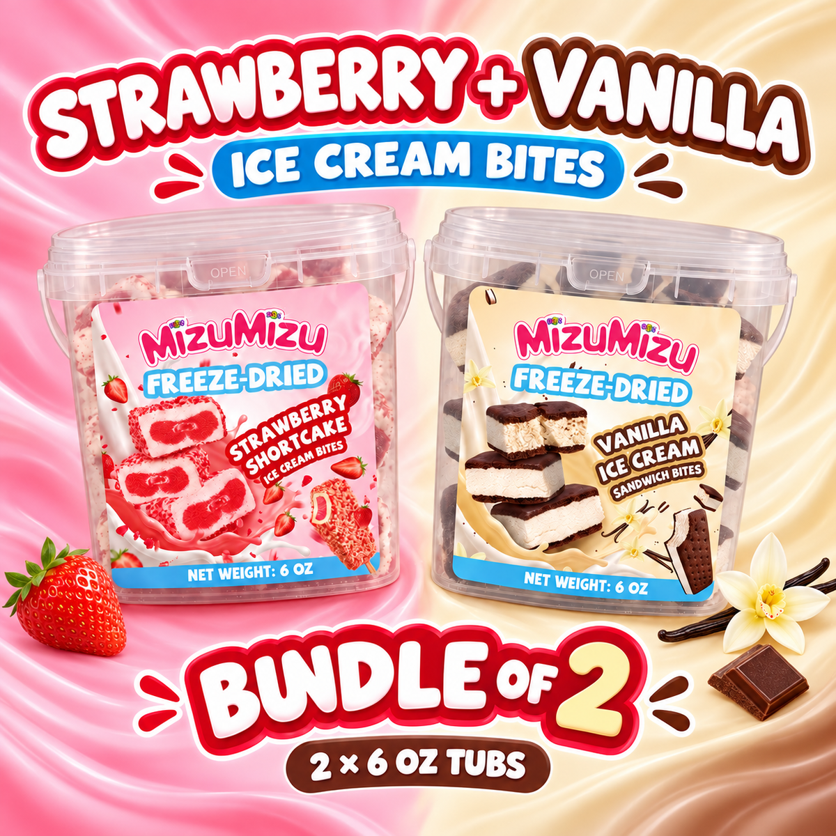 Freeze-Dried Favorite's Bundle 2 Pack- 6oz each